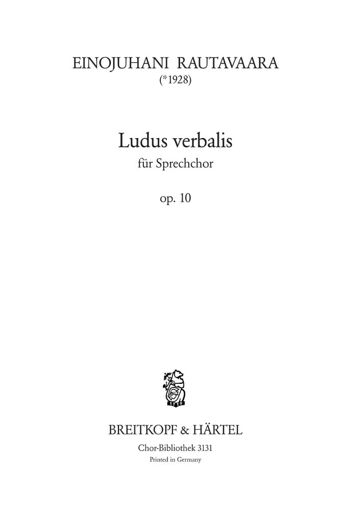 Ludus Verbalis op. 10