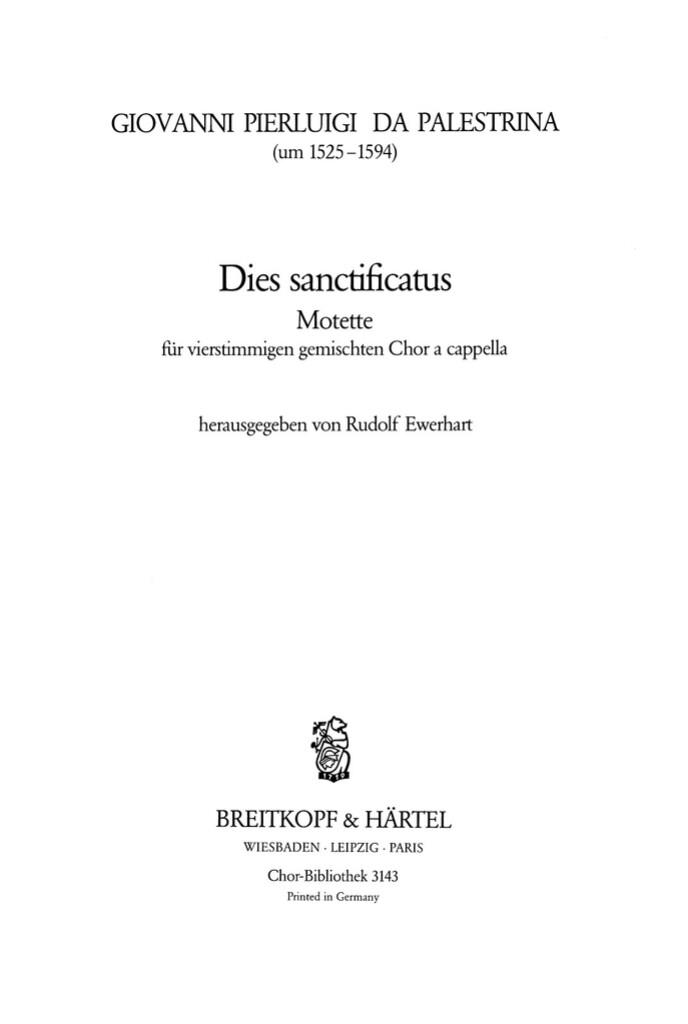 Dies sanctificatus