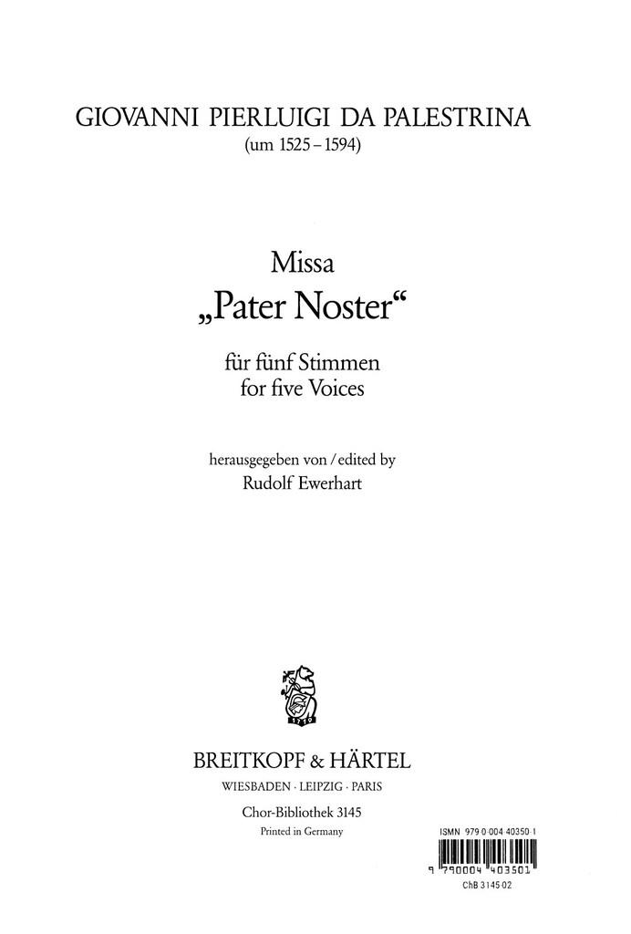 Missa Pater noster