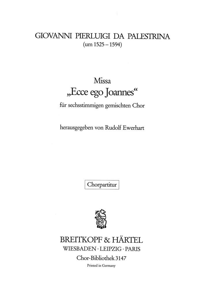 Missa Ecce ego Joannes