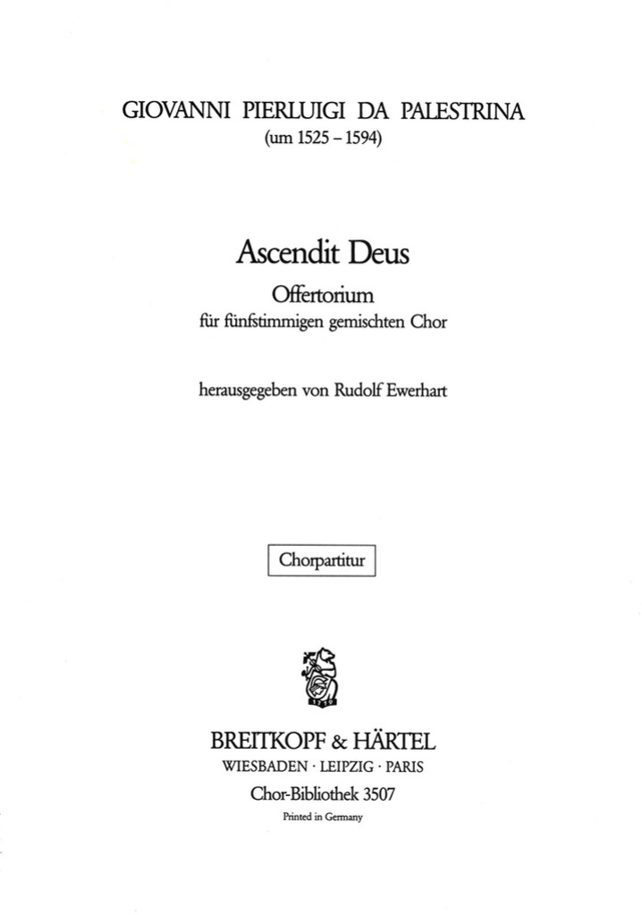 Ascendit Deus - Offertorium