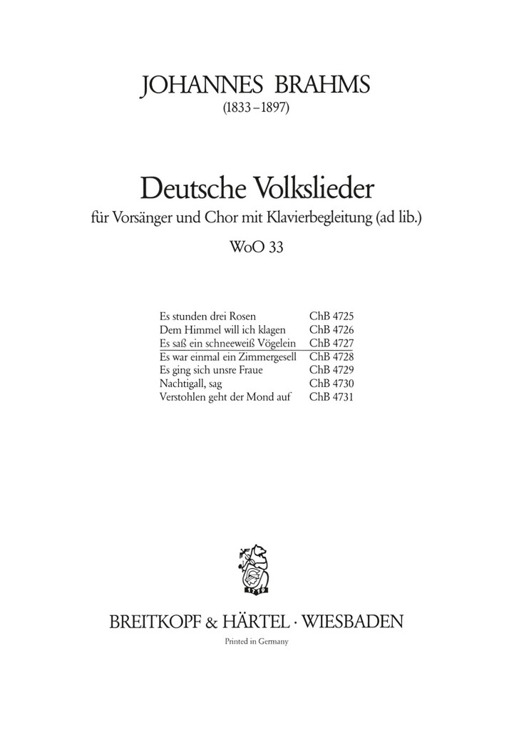 Es sass ein schneeweiss Vögel.