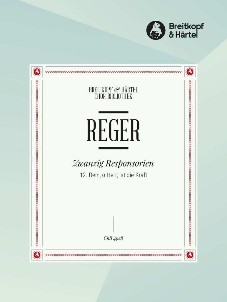 Dein, o Herr, ist die Kraft