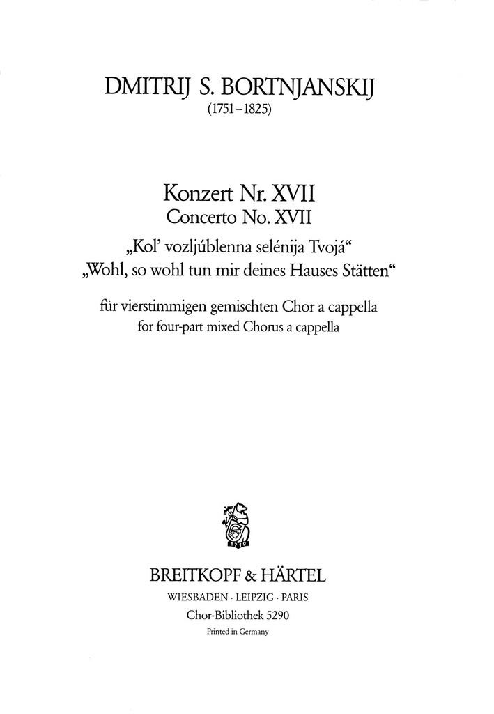 Konzert XVII