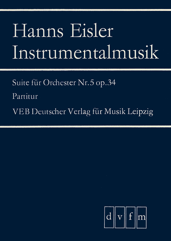 Suite Nr. 5 op. 34