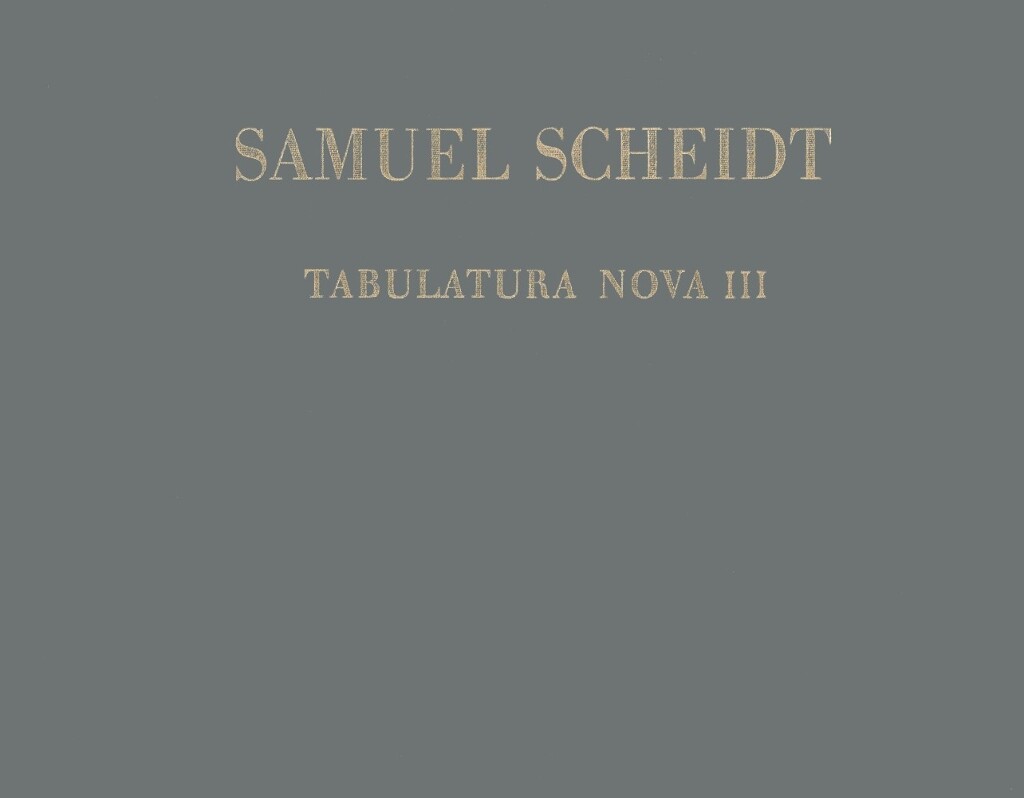 Tabulatura nova, Teil III