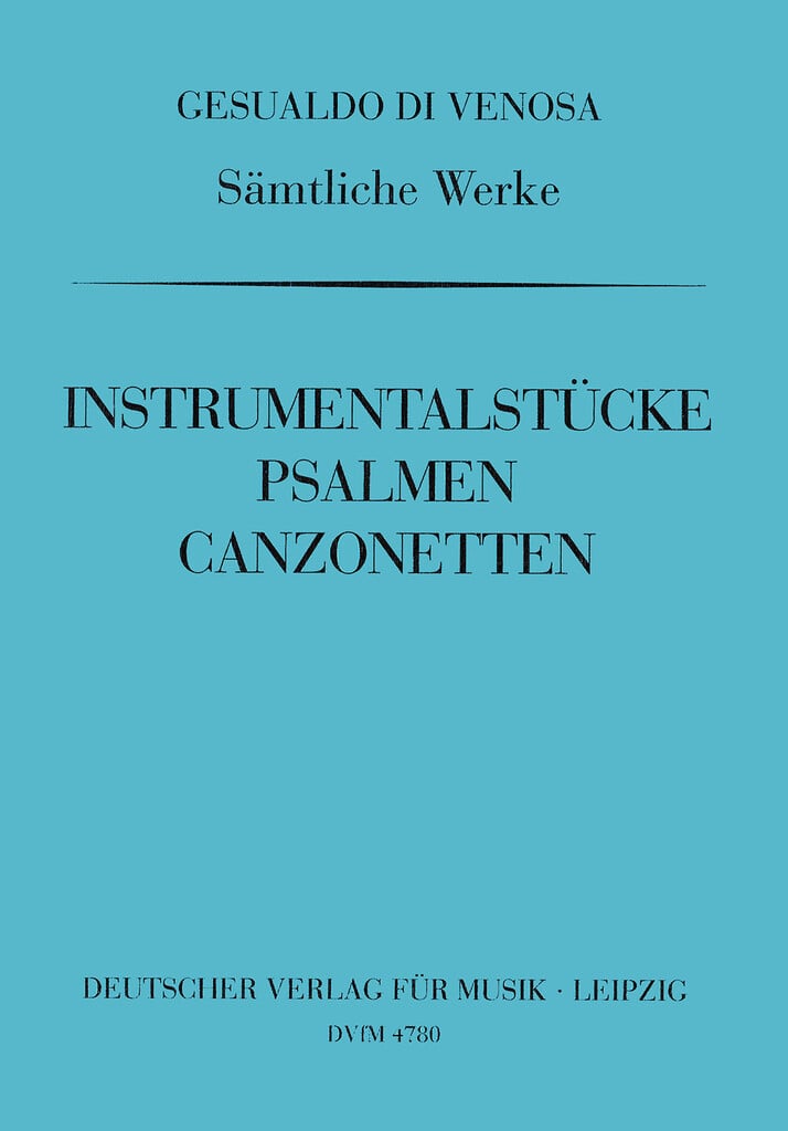 GA X: Instr.Stücke,Psalmen,etc