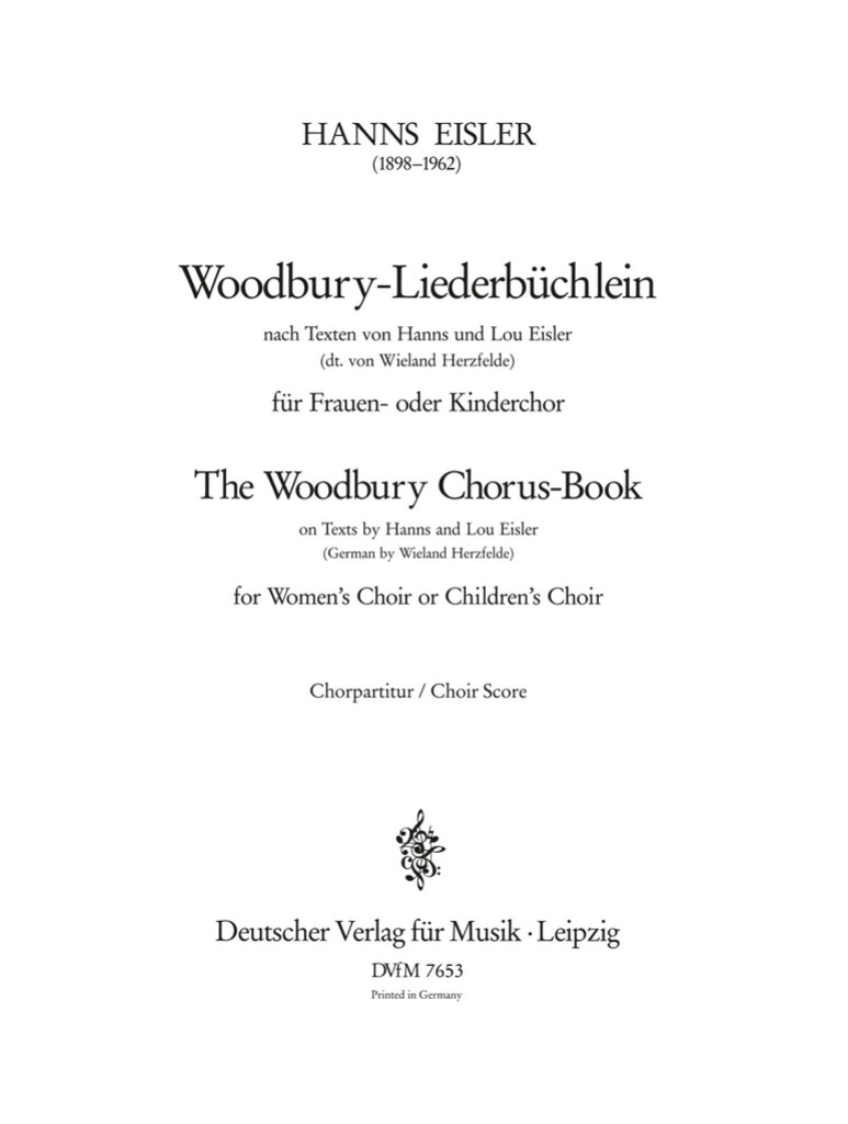 Woodburry-Liederbüchlein