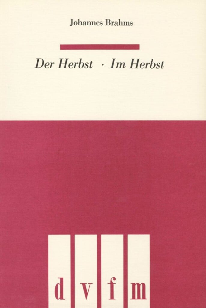 Der Herbst-im Herbst op. 104/5
