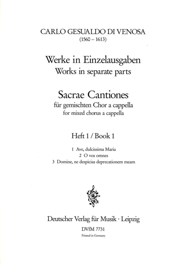 Sacrae Cantiones 1