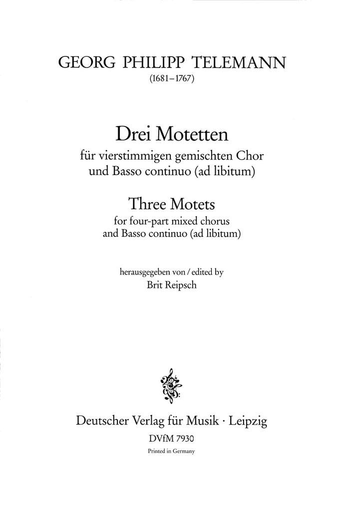 Drei Motetten