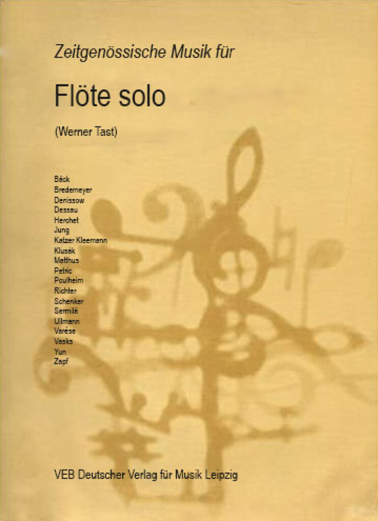 Zeitgen. Musik für Flöte solo