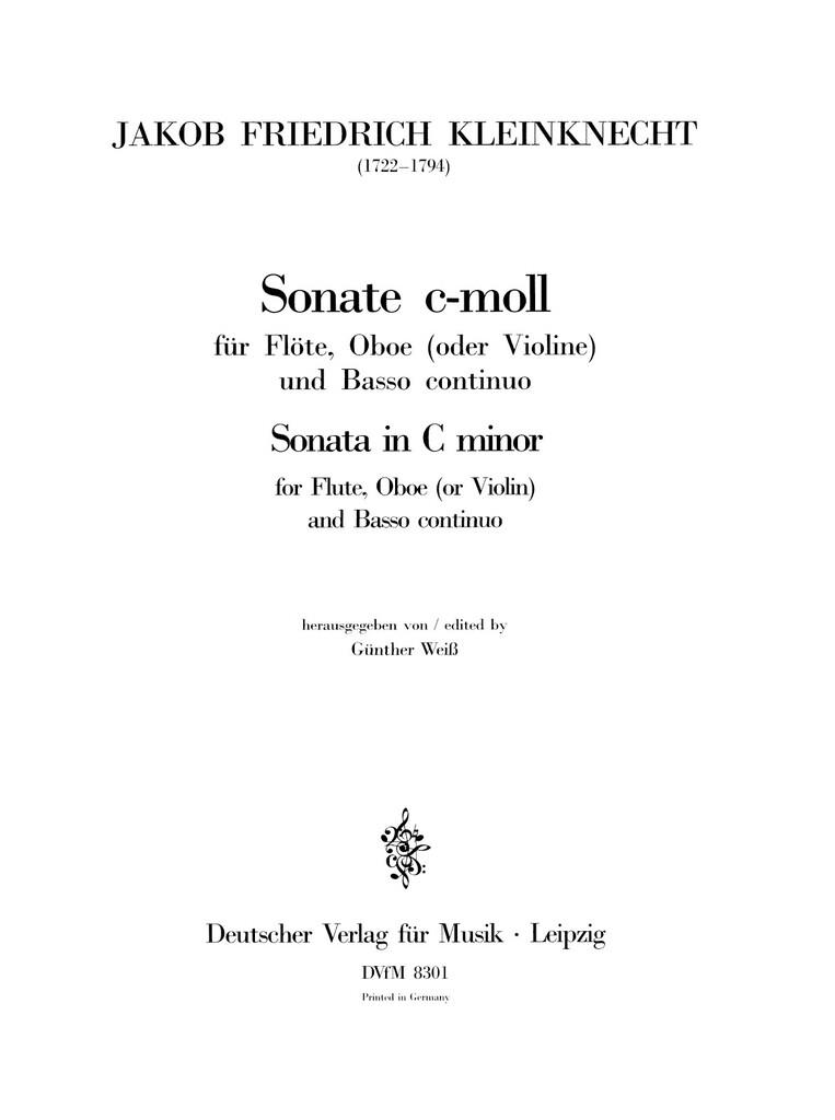 Sonate c-moll
