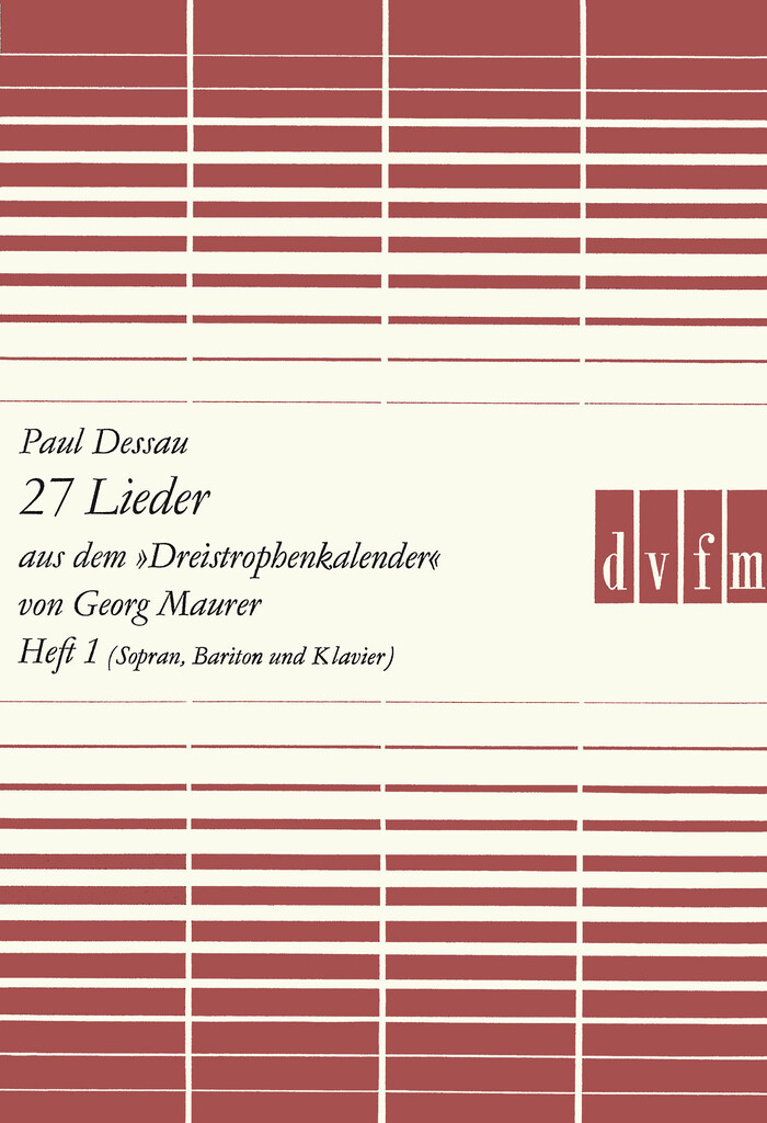 27 Lieder 3-Strophenkalender 1