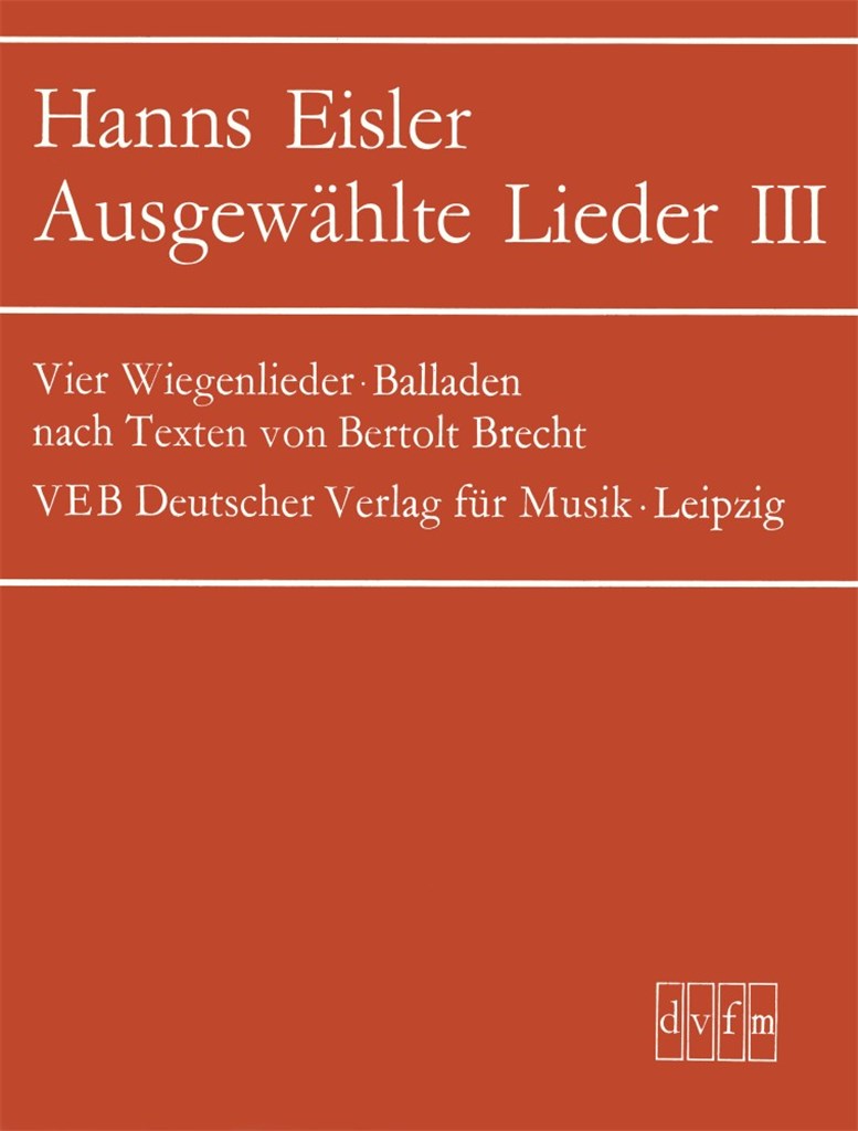 Ausgewahlte Lieder 3