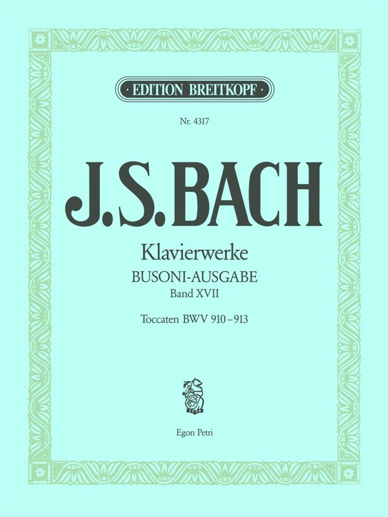 Toccaten BWV 910-913