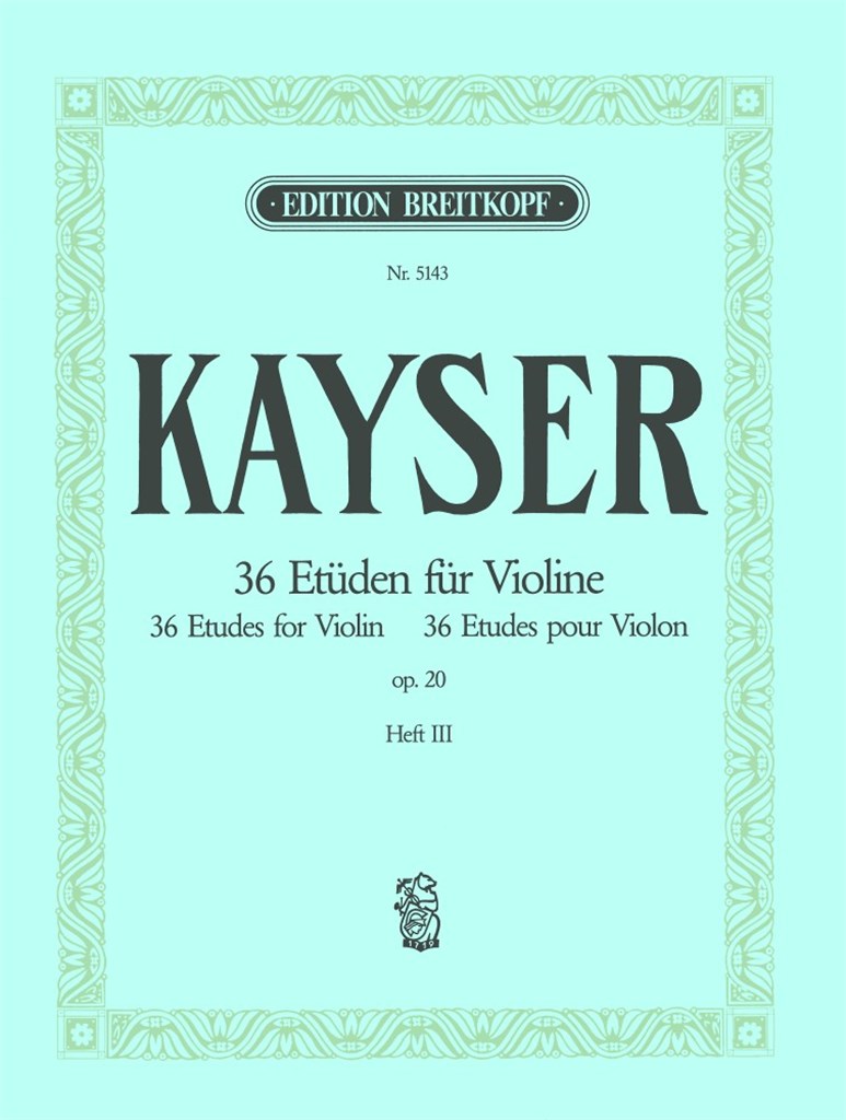 36 Etüden op. 20, Heft 3