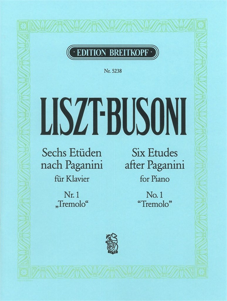6 Etüden Nr. 1: Tremolo g-moll