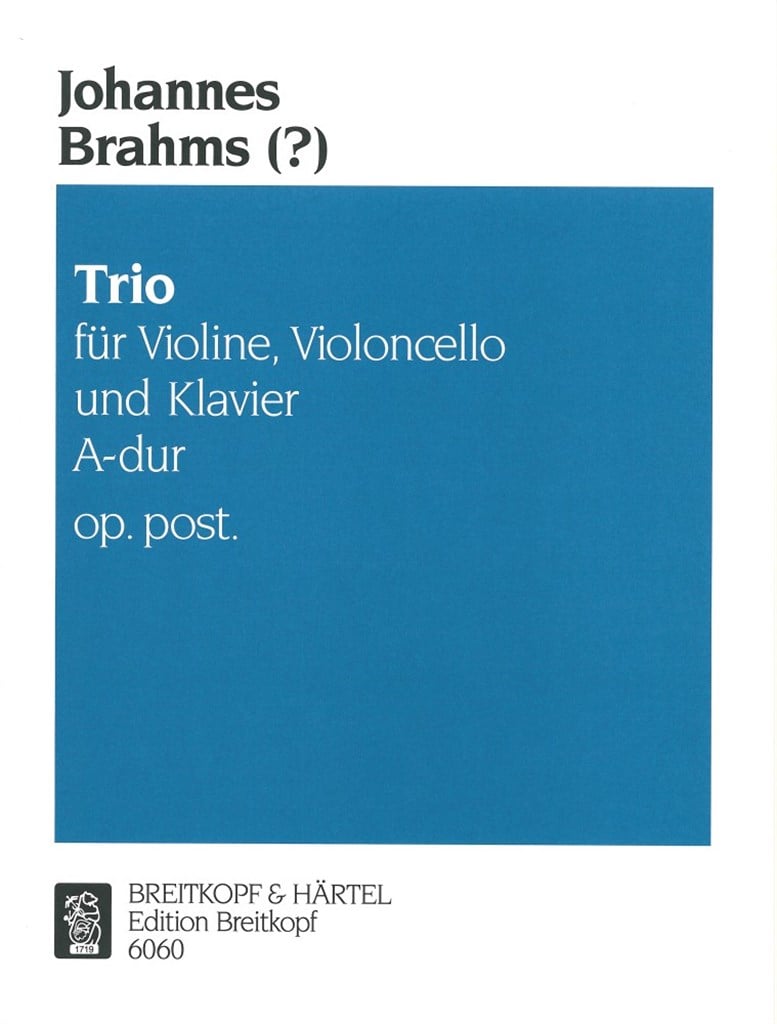 Klaviertrio A-dur op. post.