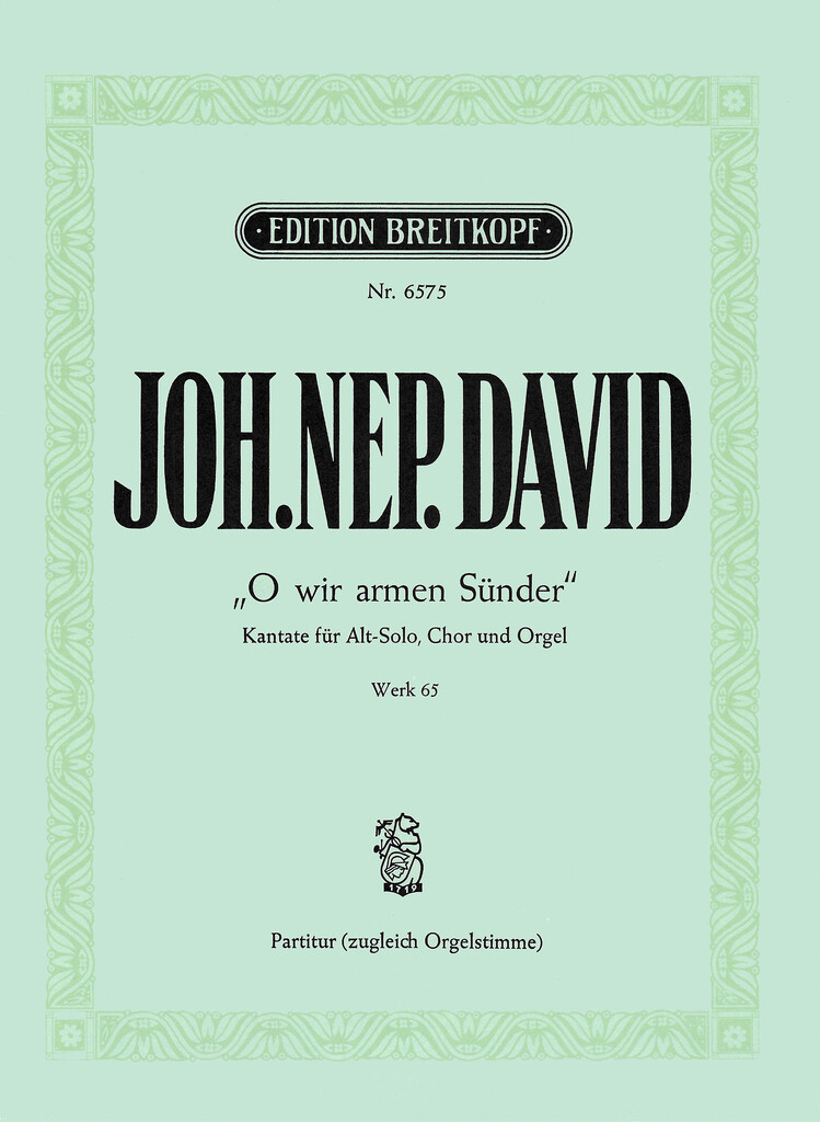 O Wir armen Sünder Wk 65