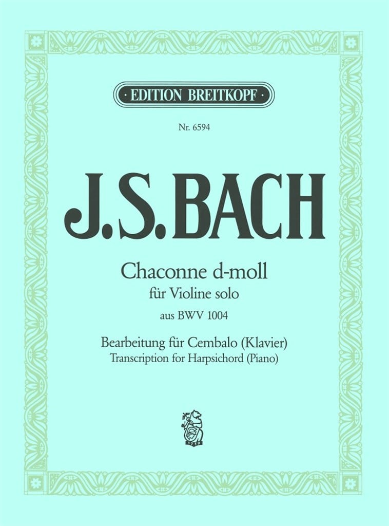 Chaconne d-moll aus BWV 1004