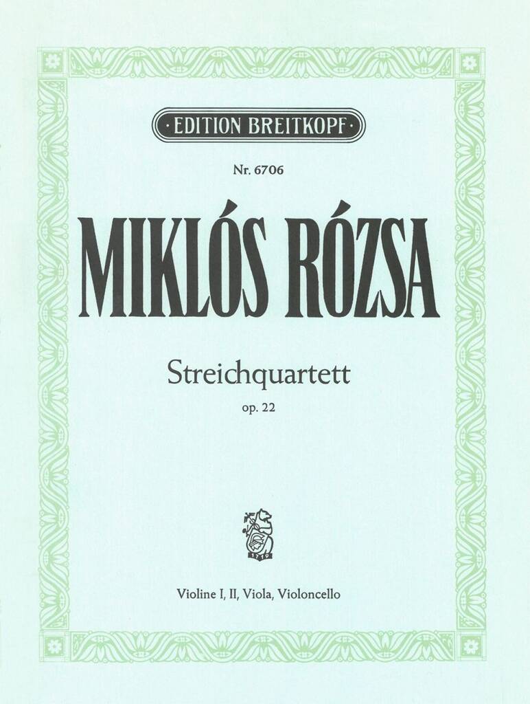 Streichquartett Nr. 1 op. 22