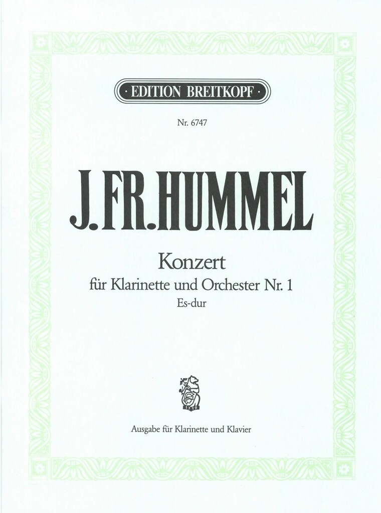 Klarinettenkonzert Nr.1 Es-dur