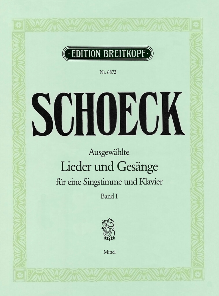 Ausgew. Lieder und Gesänge I