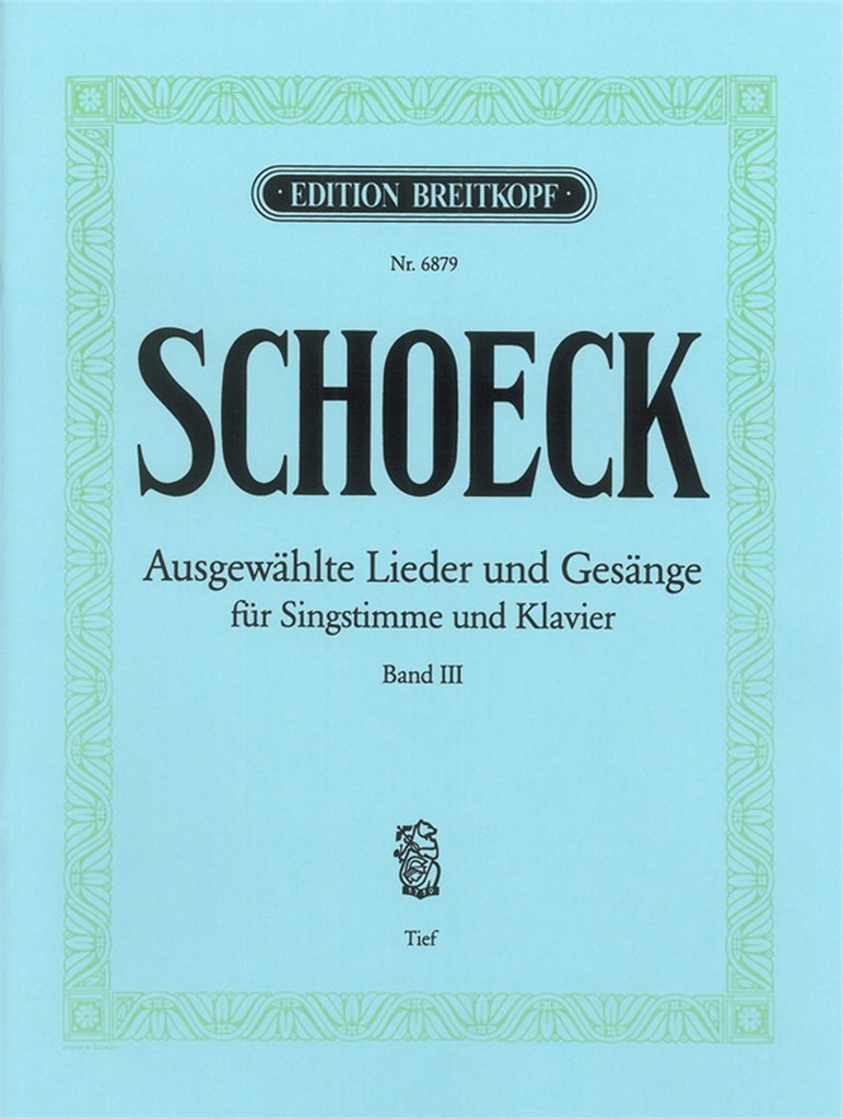 Ausgew. Lieder und Gesänge III