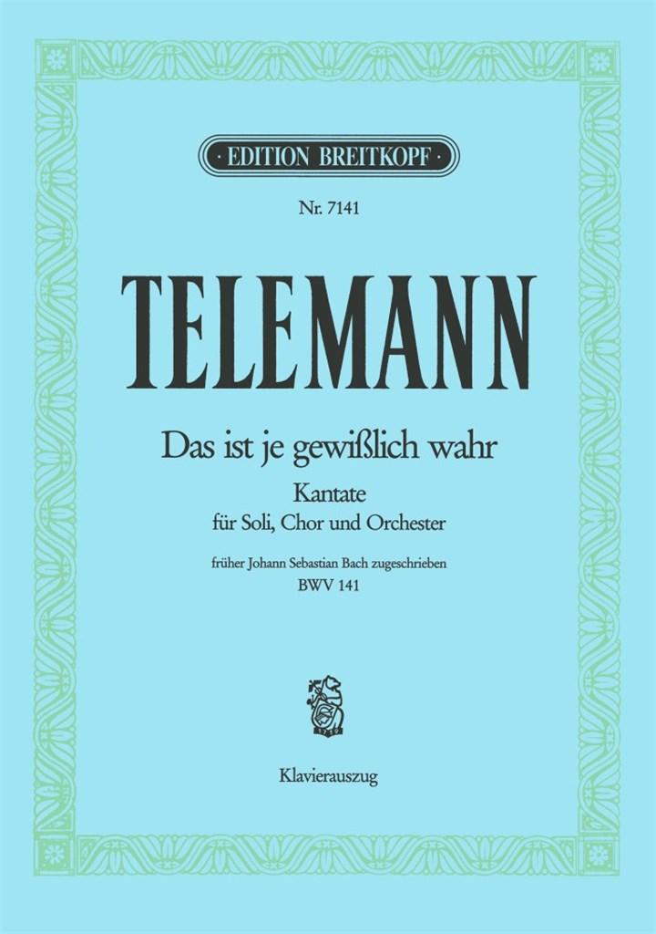 Das ist je gewisslich (BWV141)