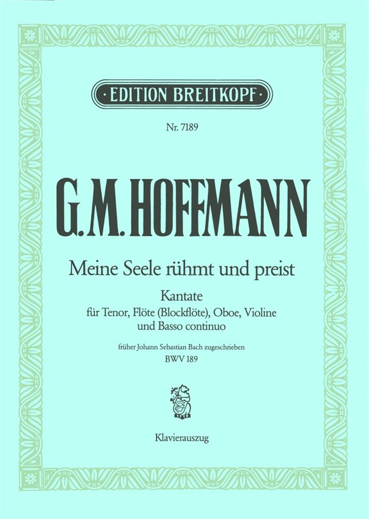 Kantate 189 Meine Seele rühmt