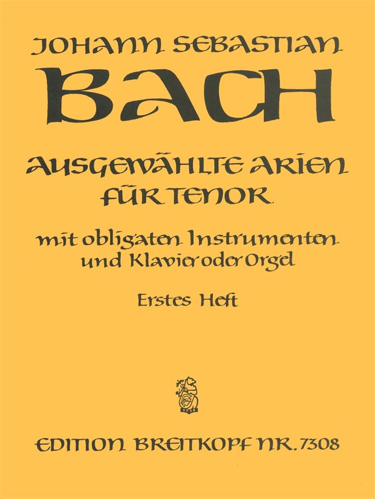Ausgewählte Arien für Tenor 1