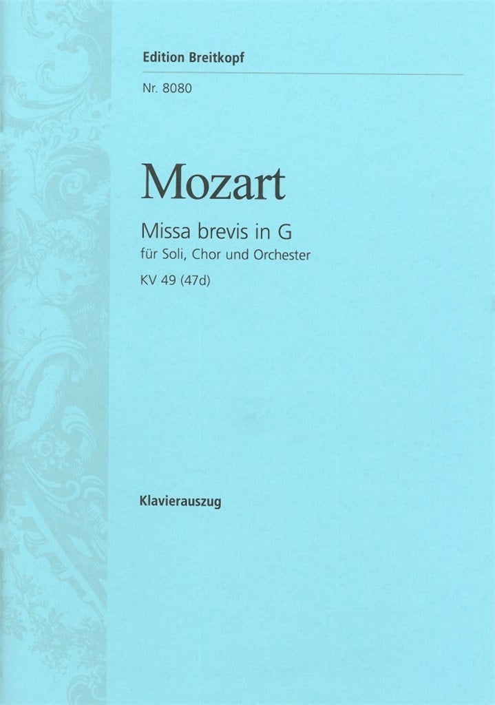 Missa brevis in G KV 49 (47d)
