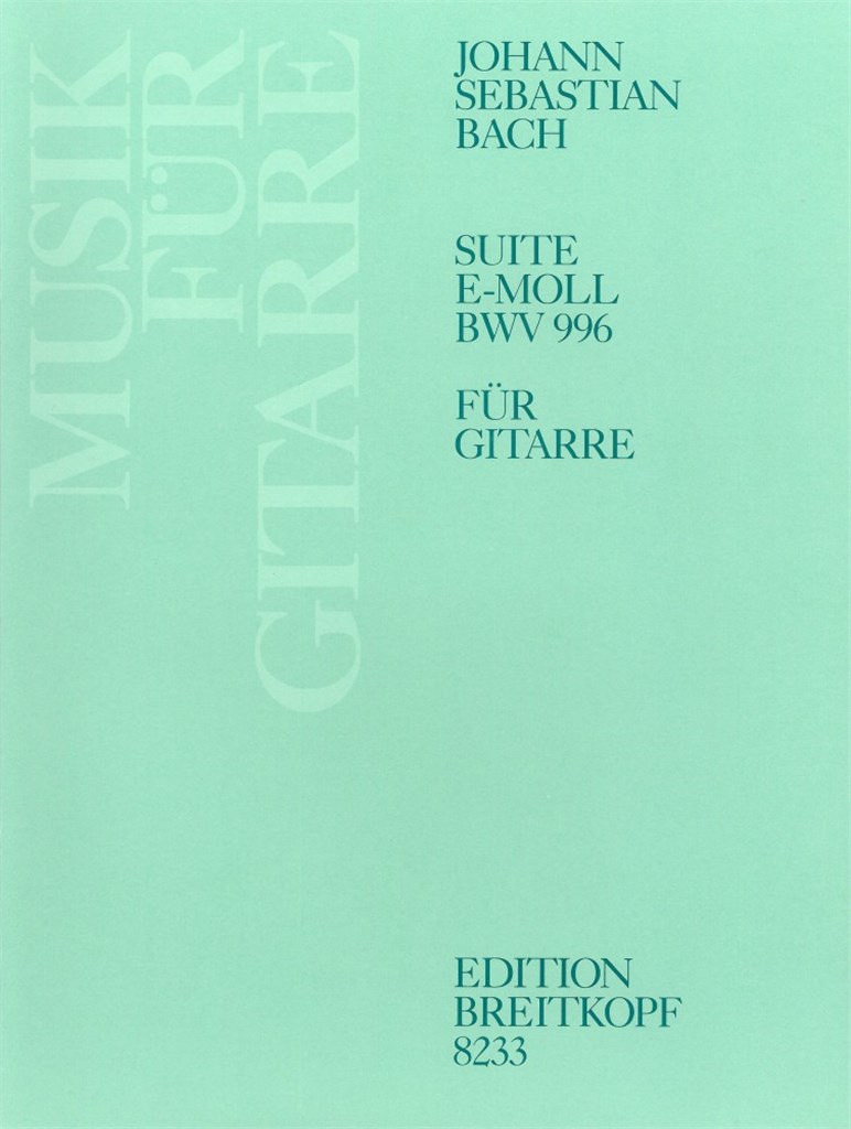 Suite e-moll BWV 996