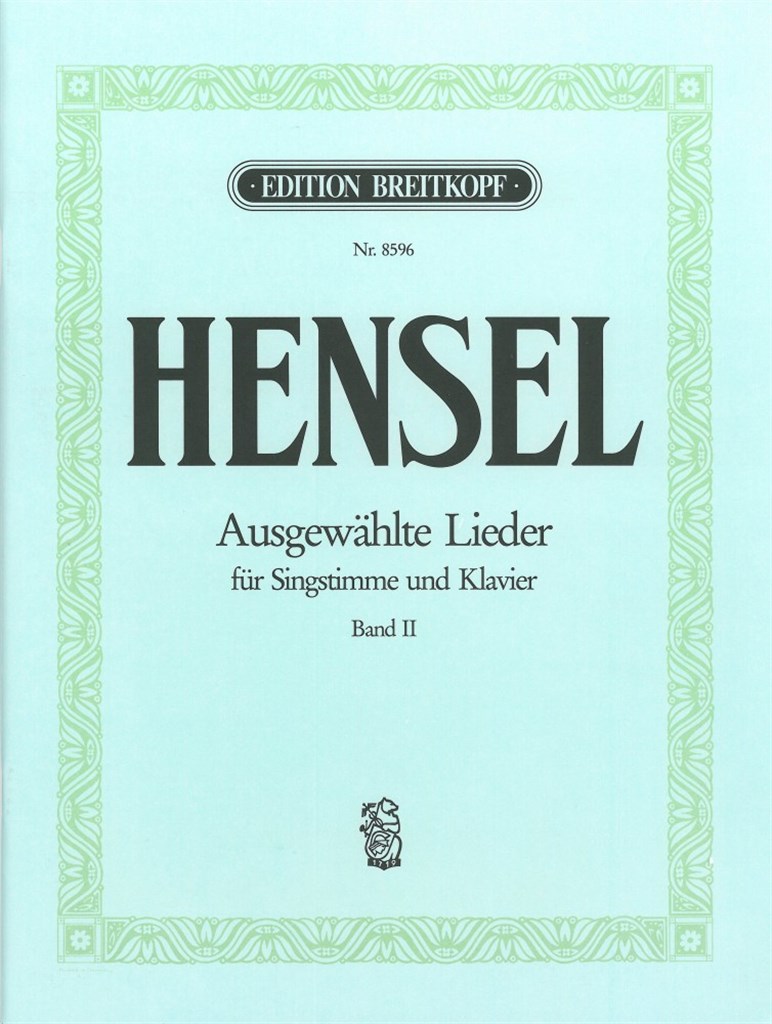 Ausgewählte Lieder, Band 2