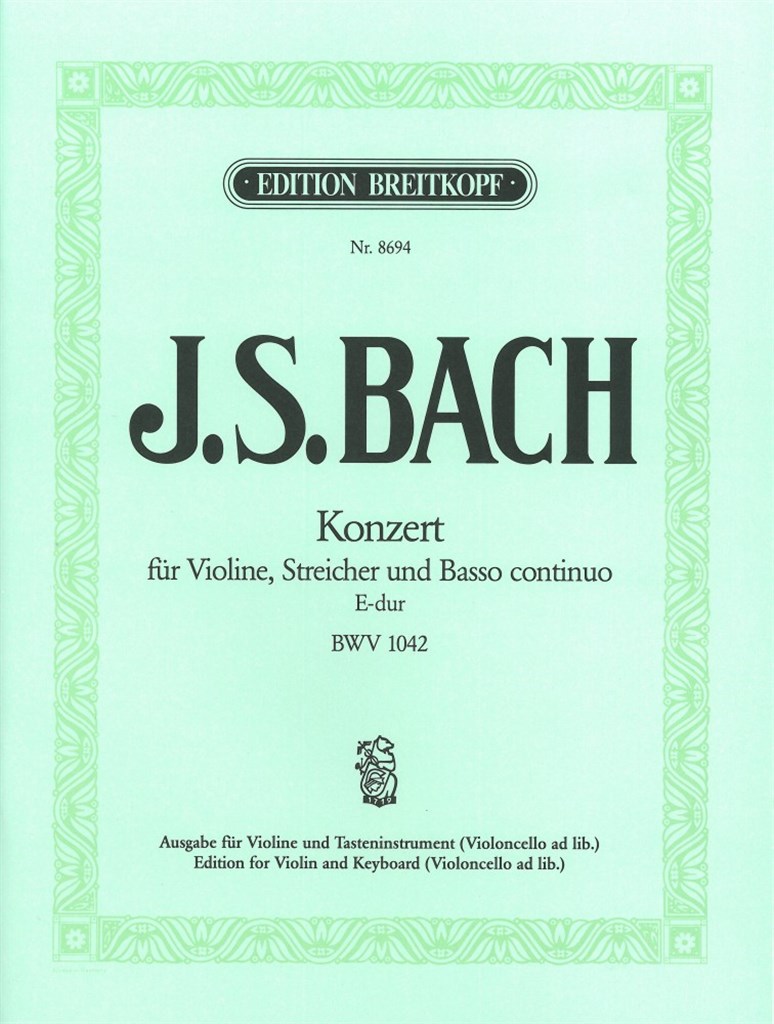 Violinkonzert E-dur BWV 1042