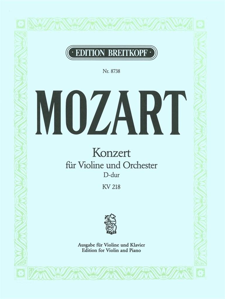Violinkonzert D-dur KV 218