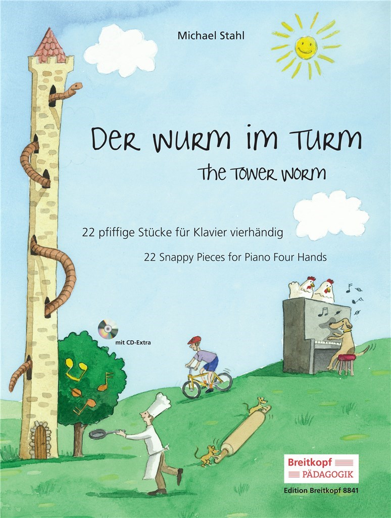 Der Wurm im Turm - The Tower Worm (mit CD)