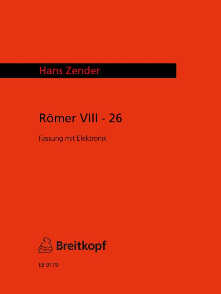 Römer VIII/26 (S, A, Orgel, Fassung ohne Elektr.)