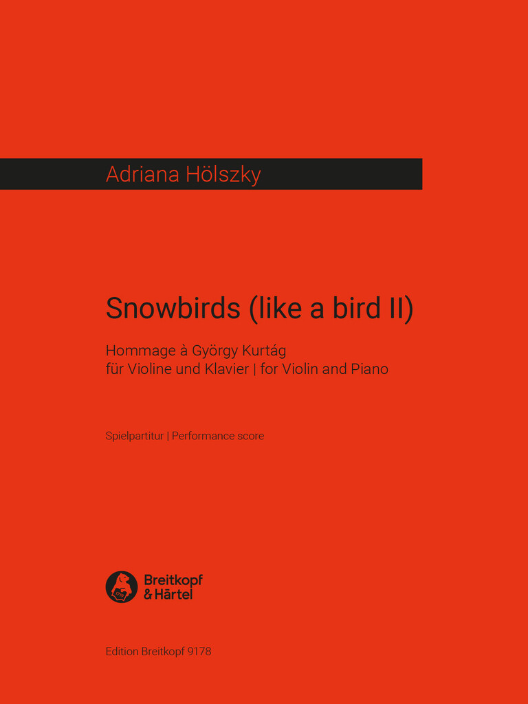 Snowbirds (like a bird II) - Hommage à G. Kurtág