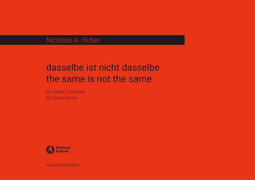 dasselbe ist nicht dasselbe