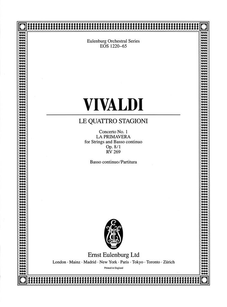 Die vier Jahreszeiten op. 8/1 RV 269 / PV 241