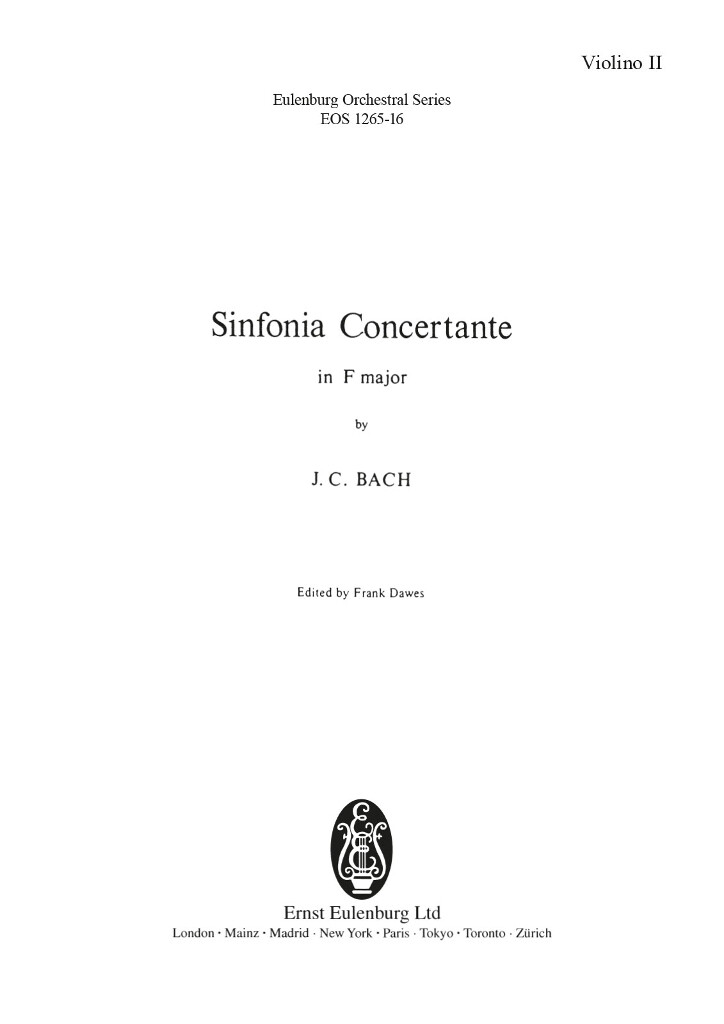 Sinfonia concertante F-Dur