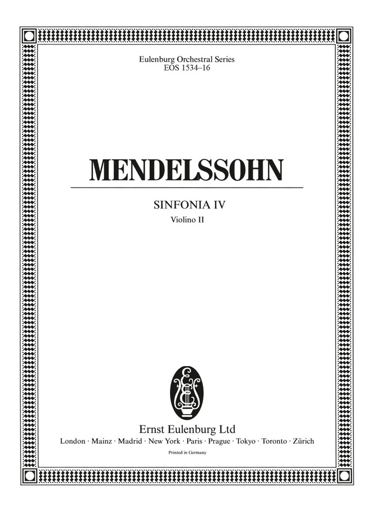 Sinfonia IV c-Moll