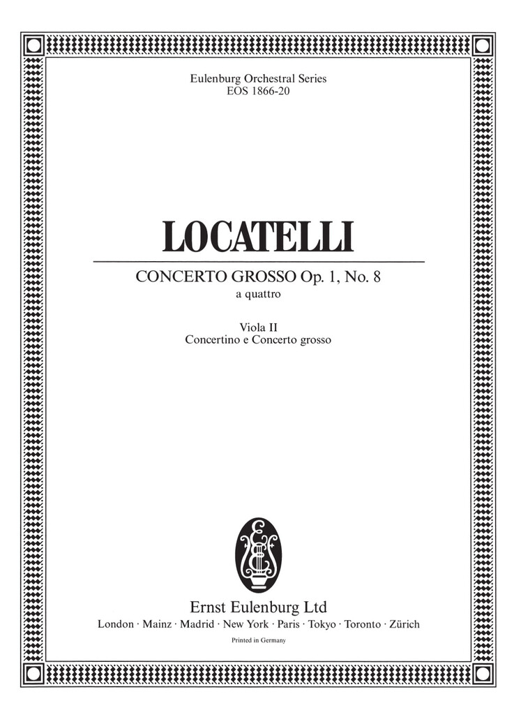 Concerto Grosso op. 1/8