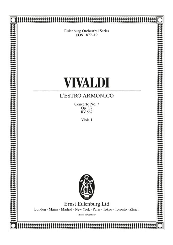 L'Estro Armonico op. 3/7 RV 567 / PV 249
