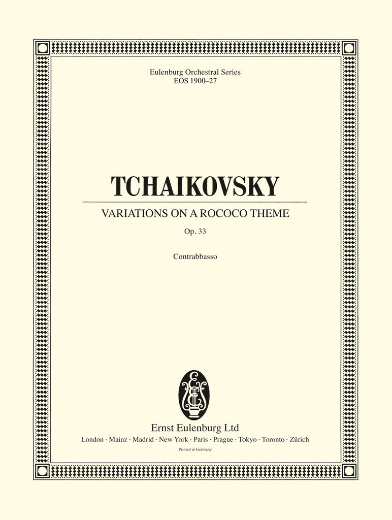 Variationen über ein Rokoko-Thema op. 33