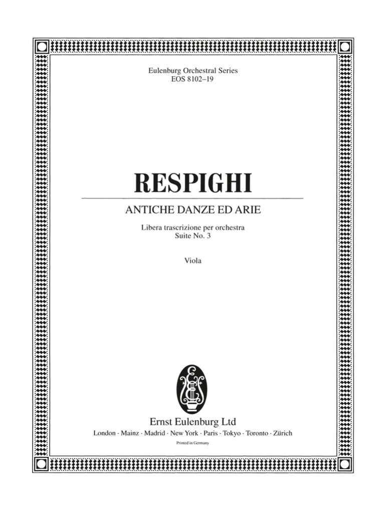 Antiche Danze ed Arie Nr. 3