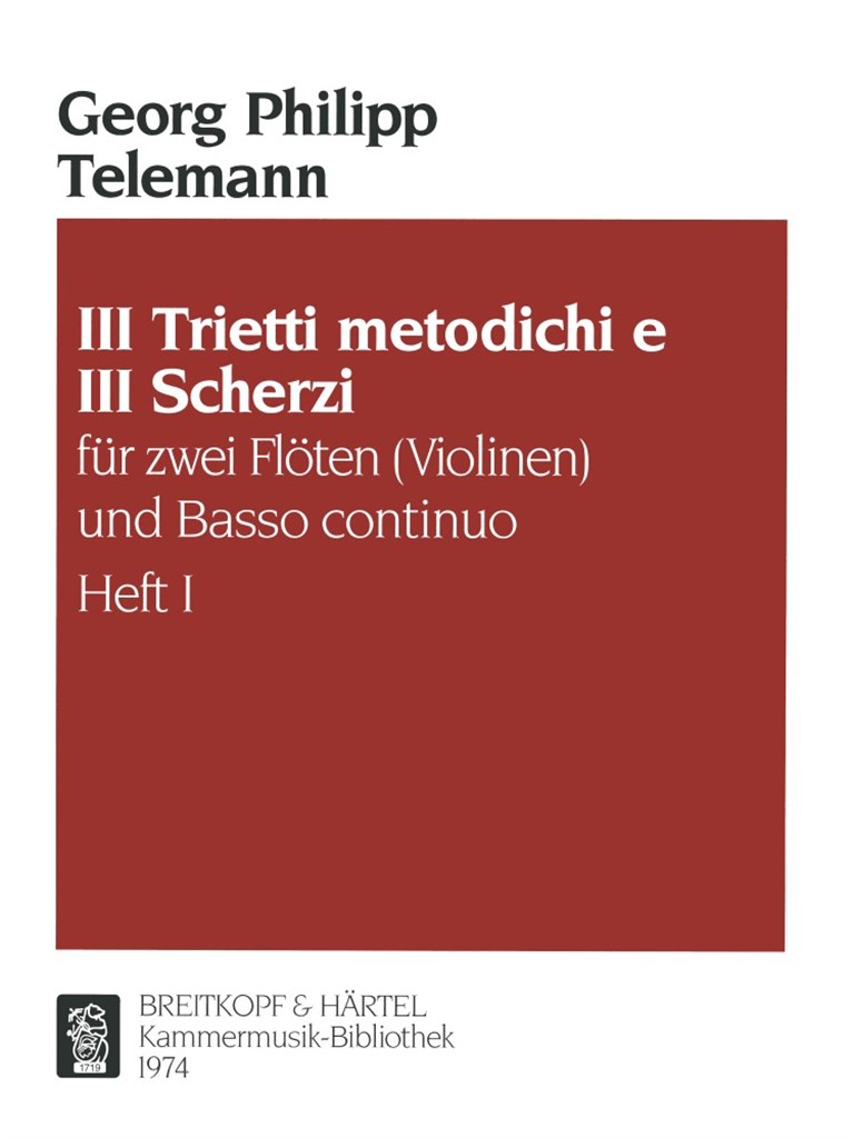 Trietto Metodicho, Nr. 1 A-dur
