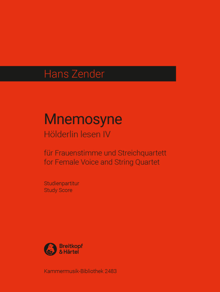 Mnemosyne - Hölderlin lesen IV
